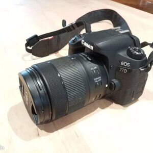 Canon 77D + 18-135mm lens